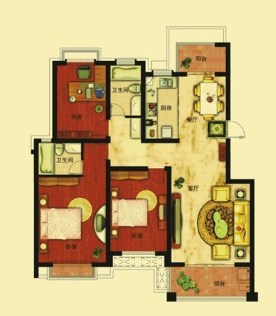 西班牙莊園多層帶大車庫和電梯