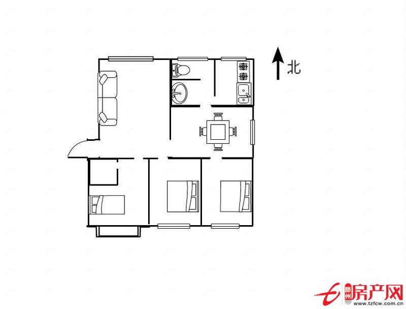 荊河小區，優質房源，三室兩廳兩衛，低價出售