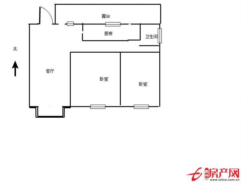 翠湖天地毛坯房帶一個露天陽臺