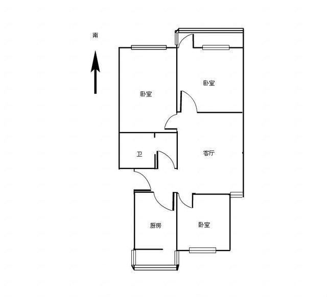 北安居三期黃金三樓絕佳戶型采光很棒精裝修暖氣已開口拎包入住