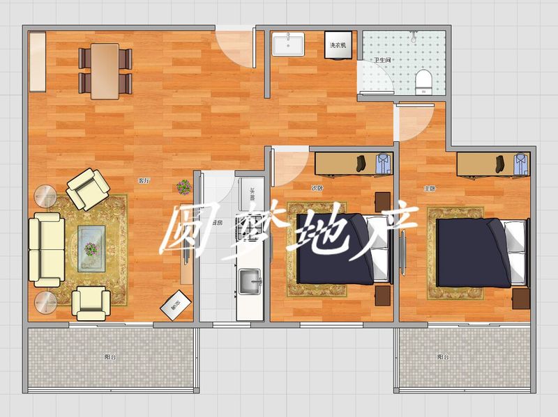 學區房兩室毛坯任意裝修支持貸款隨時過戶