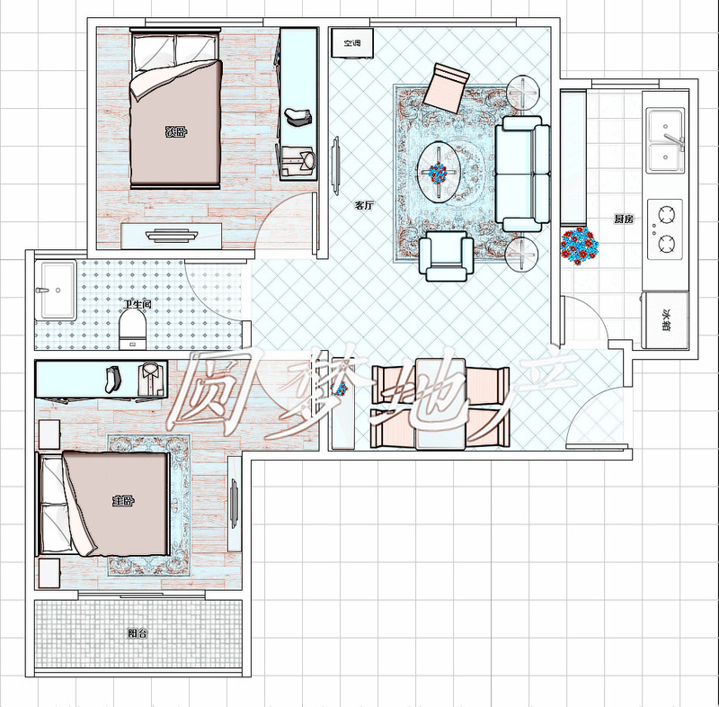 涵翠苑兩室兩廳一衛僅售三十二萬可貸款