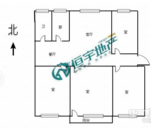 春秋閣多層三樓滿五年可貸款三室向陽