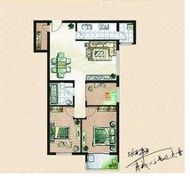 和諧康城戶型佳可貸款城東三室