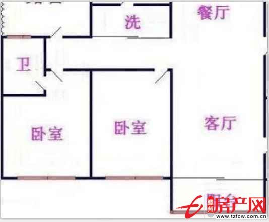 龍泉街道，荊東花園，兩室兩廳，送露臺，可貸款