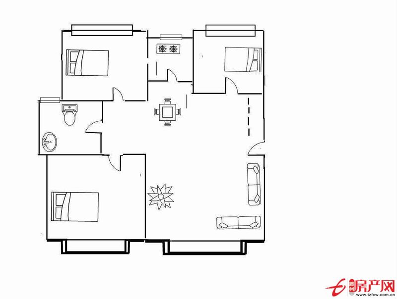 滕東，龍泉，遠航水晶城，三室兩廳，東戶，可貸款