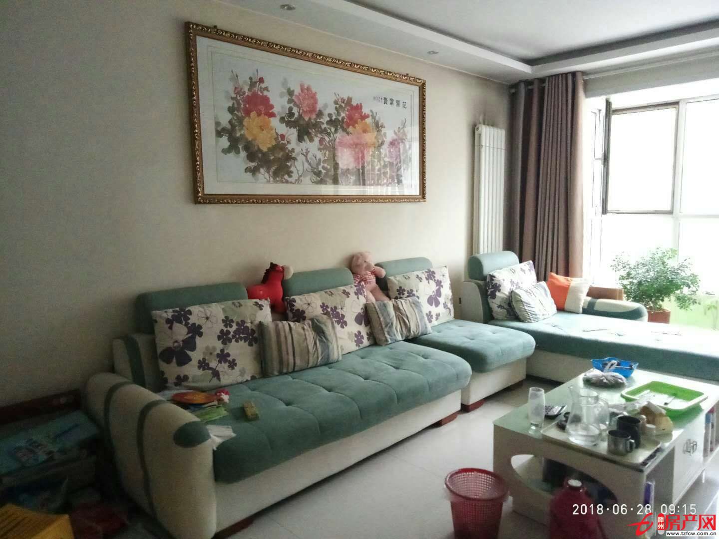 麗都水岸3樓大平臺，戶型方正彩光超好，精裝修學，區房可貸款