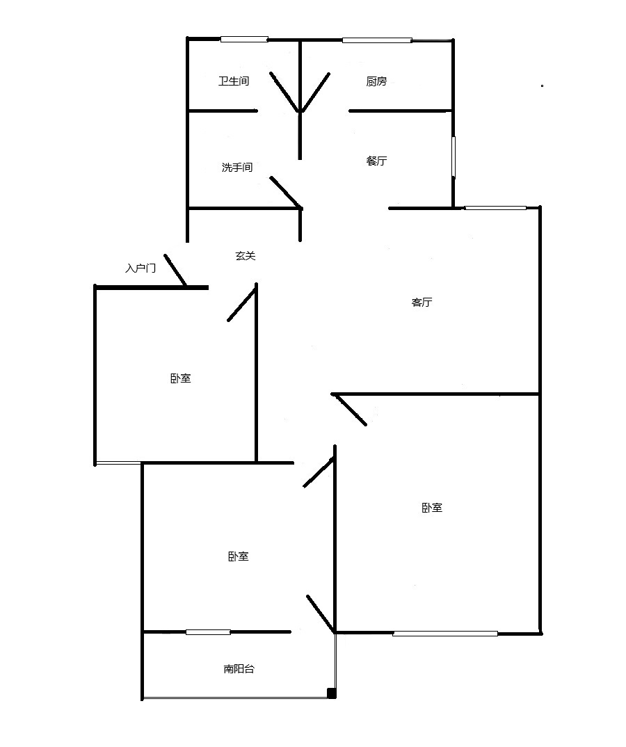 新興小區3室2廳1廚1衛1洗1儲79萬119.49m2（套內）精裝送19.39m2儲藏室急售